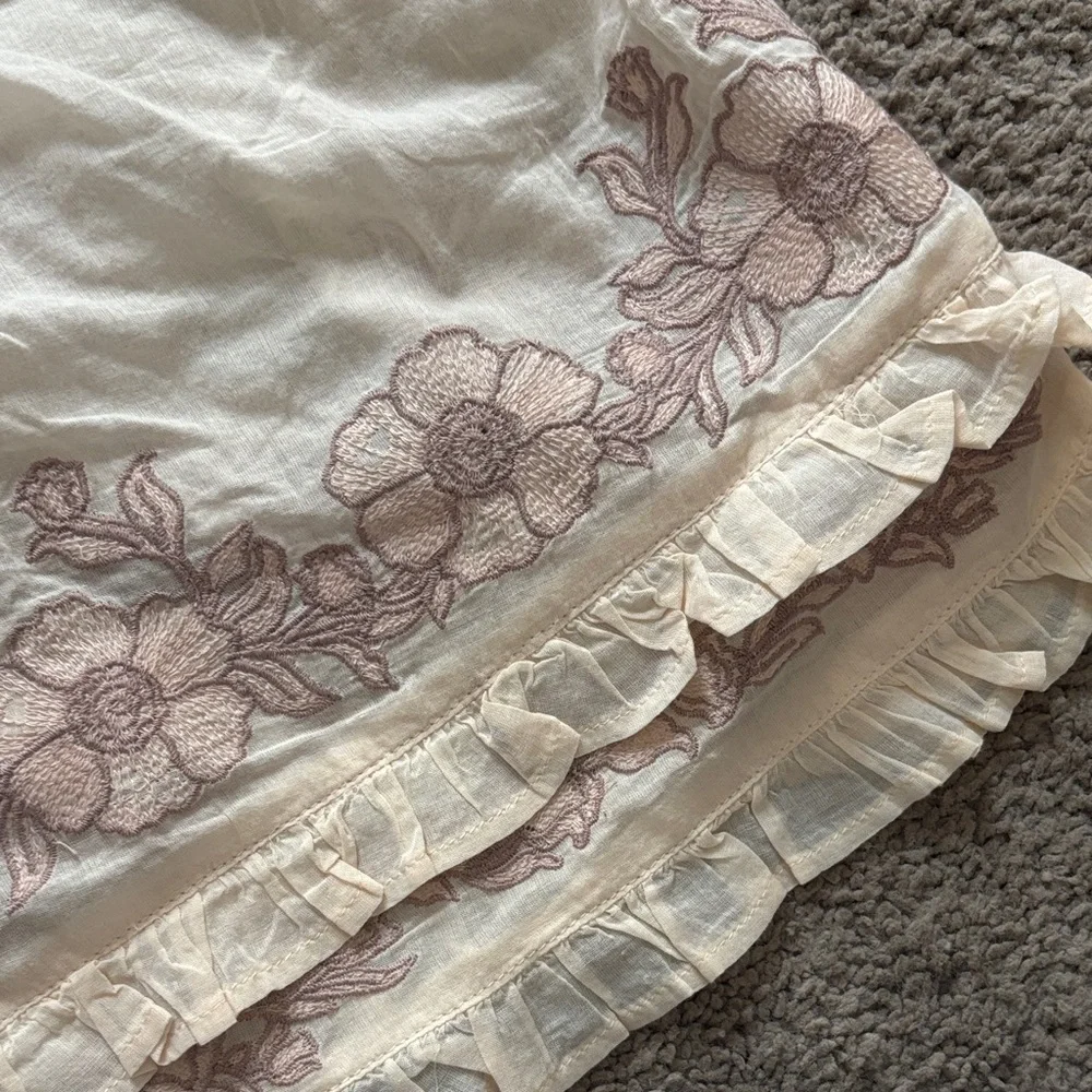 Free People Intimately Bali Sail Away Romper-Pearled Ivory Combo, S, NWOT - Picture 6 of 7